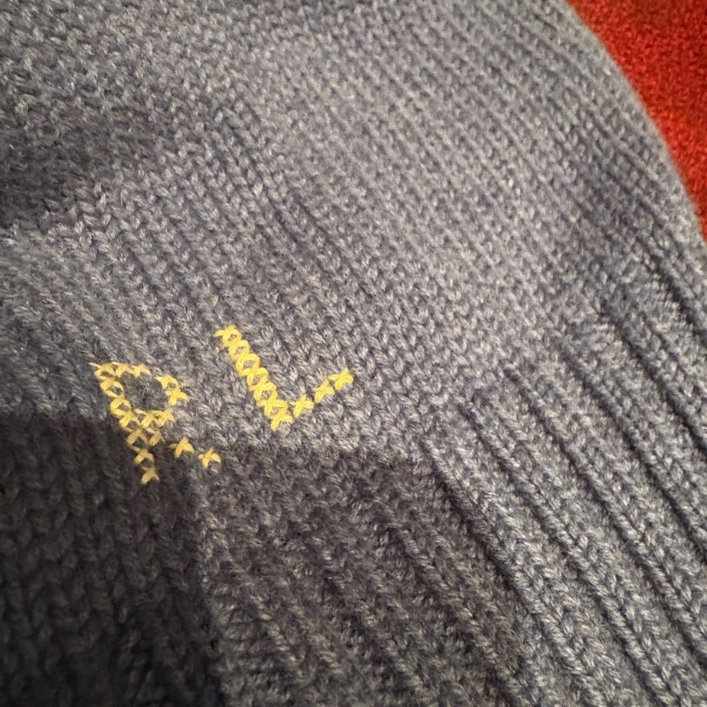 Polo Ralph Lauren Blue Crewneck Sweater with Bear Design - Picture 6 of 8